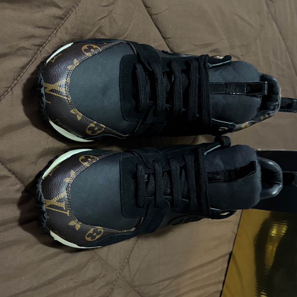 Louis Vuitton Black and Brown Sneakers